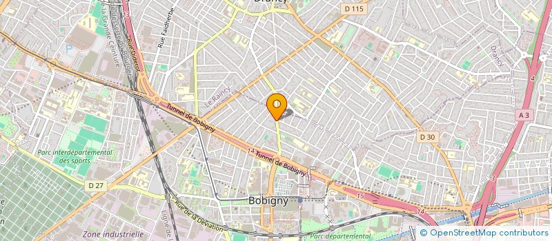 localisation de l'entreprise MONSIEUR MOHAMED CHEKROUN  BOBIGNY