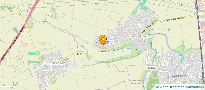 localisation de l'entreprise MONSIEUR MOHAMED CHELFAOUI  MUNDOLSHEIM