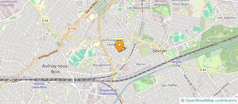 localisation de l'entreprise MONSIEUR MOHAMED CHELGHAF  SEVRAN