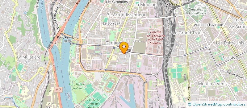 localisation de l'entreprise MONSIEUR MOHAMED CHELLALI  LYON