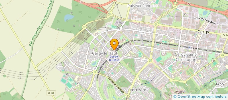 localisation de l'entreprise MONSIEUR MOHAMED CHELOUH  CERGY