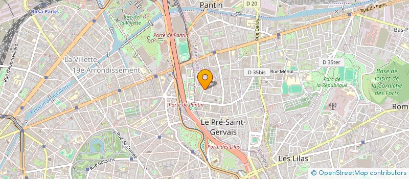 localisation de l'entreprise MONSIEUR MOHAMED CHENOUNE  LE PRE-SAINT-GERVAIS