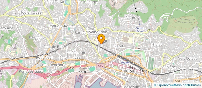 localisation de l'entreprise MONSIEUR MOHAMED CHERIF à TOULON
