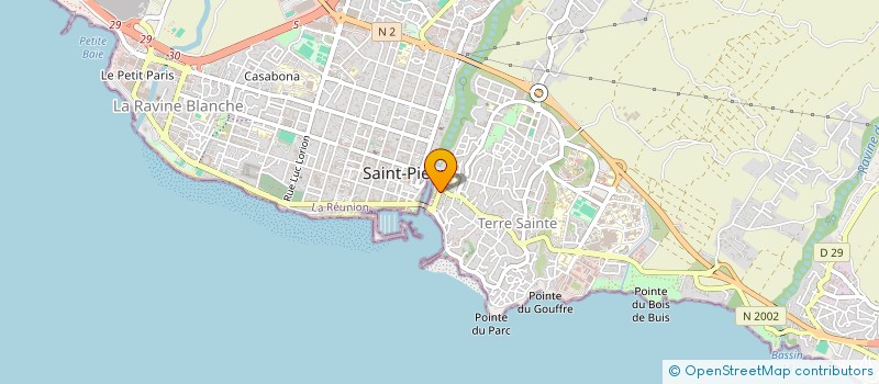 localisation de l'entreprise MONSIEUR MOHAMED CHERIF à SAINT-PIERRE