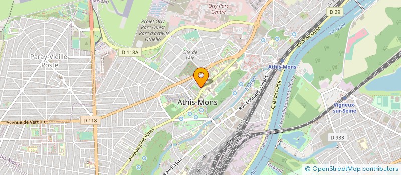 localisation de l'entreprise MONSIEUR MOHAMED CHERIF à ATHIS-MONS