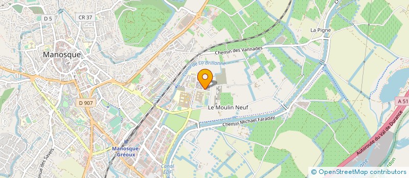 localisation de l'entreprise MONSIEUR MOHAMED CHERIF à MANOSQUE