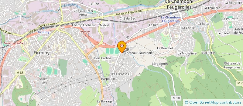 localisation de l'entreprise MONSIEUR MOHAMED CHERIF  LE CHAMBON-FEUGEROLLES