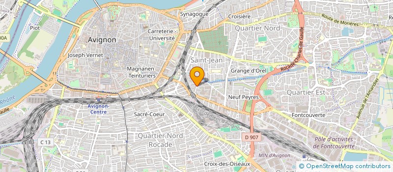 localisation de l'entreprise MONSIEUR MOHAMED CHERIF  AVIGNON