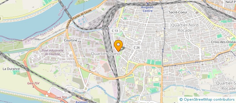 localisation de l'entreprise MONSIEUR MOHAMED CHERIF BAH  AVIGNON