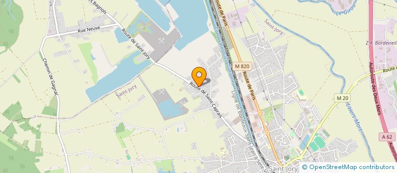 localisation de l'entreprise MONSIEUR MOHAMED CHERIF BARHOUMI  SAINT-JORY