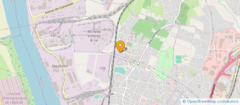 localisation de l'entreprise MONSIEUR MOHAMED-CHERIF BELHADJ  BASSENS