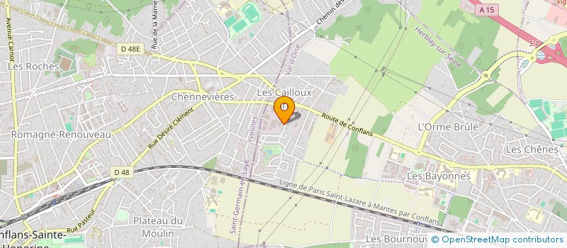 localisation de l'entreprise MONSIEUR MOHAMED CHERIF DAAS  HERBLAY-SUR-SEINE