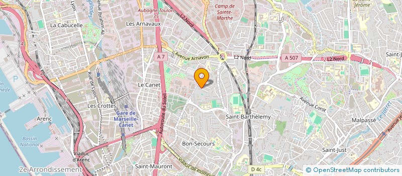 localisation de l'entreprise MONSIEUR MOHAMED-CHERIF GRAIRI  MARSEILLE