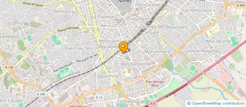 localisation de l'entreprise MONSIEUR MOHAMED CHERIF KAIBOUCHI  NIMES