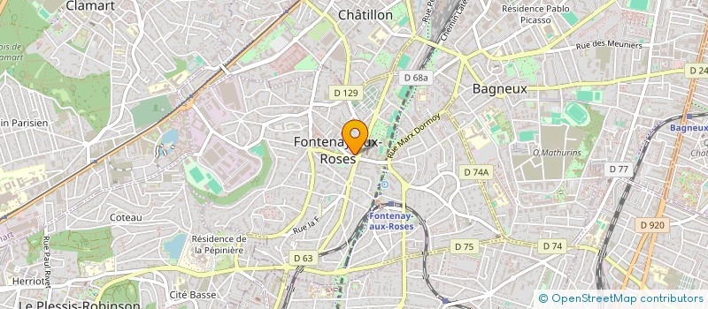 localisation de l'entreprise MONSIEUR MOHAMED CHERIF LALIBI à FONTENAY-AUX-ROSES