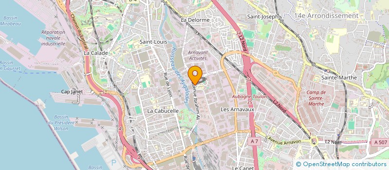 localisation de l'entreprise MONSIEUR MOHAMED-CHERIF NEFRAOUI  MARSEILLE
