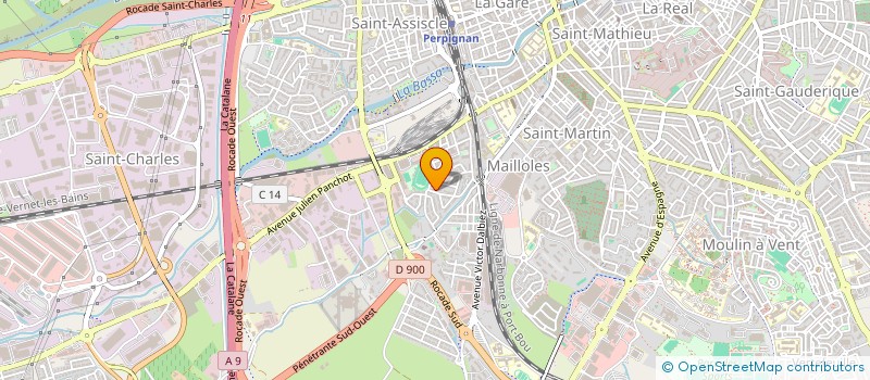 localisation de l'entreprise MONSIEUR MOHAMED CHERIFI  PERPIGNAN