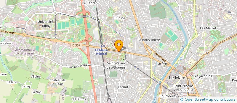 localisation de l'entreprise MONSIEUR MOHAMED CHERIGUI  LE MANS