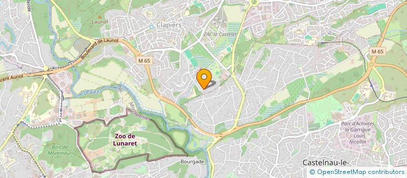 localisation de l'entreprise MONSIEUR MOHAMED CHERKIOUI OUMIHA  CLAPIERS