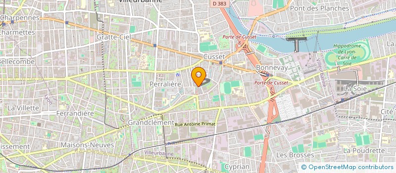 localisation de l'entreprise MONSIEUR MOHAMED CHERRAD  VILLEURBANNE