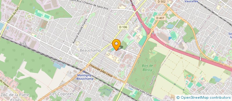 localisation de l'entreprise MONSIEUR MOHAMED CHIAHOU  TAVERNY