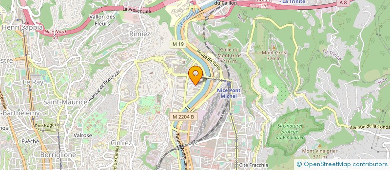 localisation de l'entreprise MONSIEUR MOHAMED CHIBANI à NICE