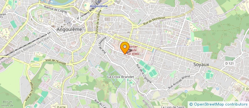 localisation de l'entreprise MONSIEUR MOHAMED CHIBANI à ANGOULEME