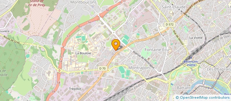 localisation de l'entreprise MONSIEUR MOHAMED CHIBANI  BESANCON