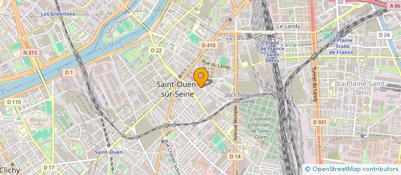 localisation de l'entreprise MONSIEUR MOHAMED CHIGUER à SAINT-OUEN-SUR-SEINE