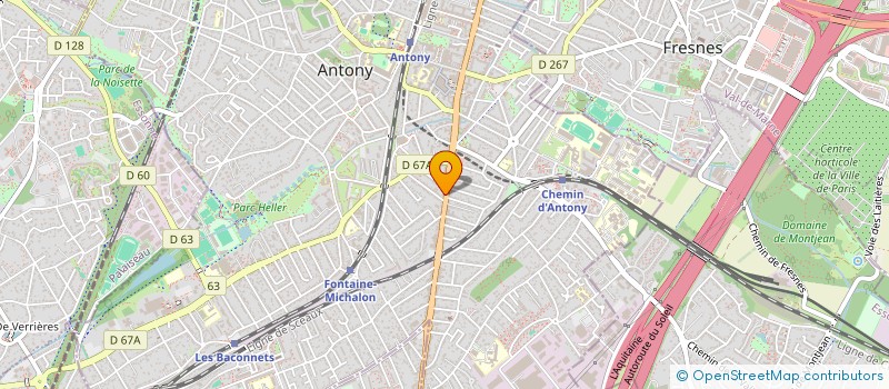 localisation de l'entreprise MONSIEUR MOHAMED CHIOUKH à ANTONY