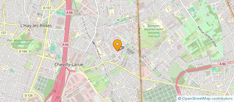 localisation de l'entreprise MONSIEUR MOHAMED CHIRAJ  CHEVILLY-LARUE