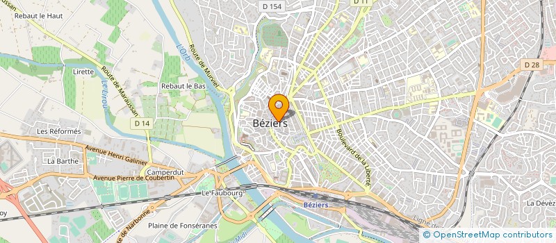 localisation de l'entreprise MONSIEUR MOHAMED CHLIAH à BEZIERS