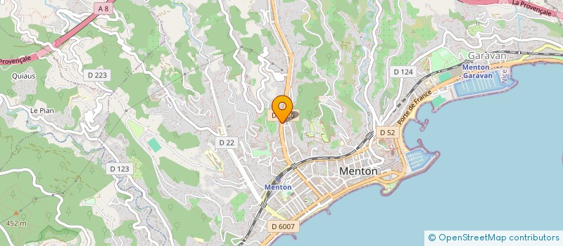 localisation de l'entreprise MONSIEUR MOHAMED CHNITI  MENTON