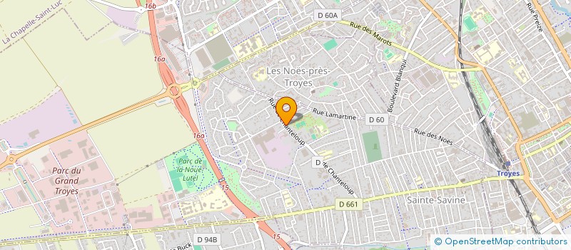 localisation de l'entreprise MONSIEUR MOHAMED CHOUAI  SAINTE-SAVINE