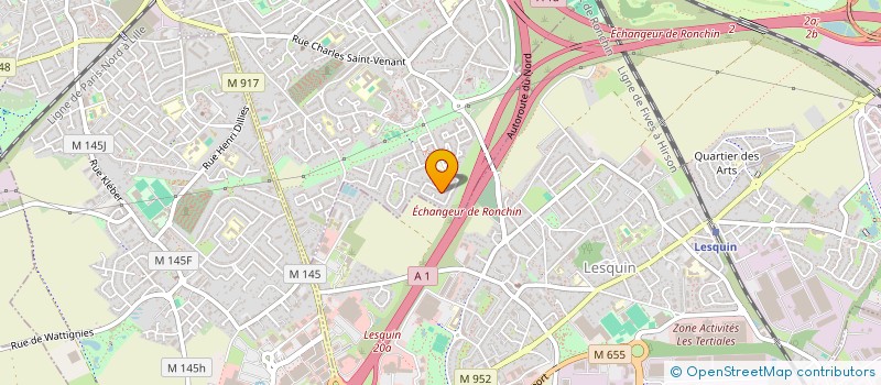 localisation de l'entreprise MONSIEUR MOHAMED CHOUAREF  RONCHIN