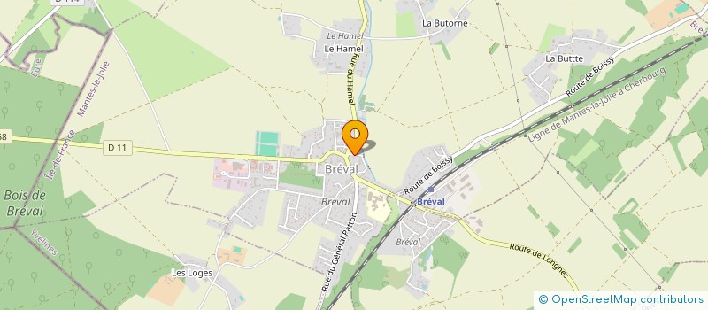 localisation de l'entreprise MONSIEUR MOHAMED CHOUCAIR  BREVAL