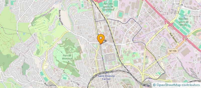 localisation de l'entreprise MONSIEUR MOHAMED CHOUCHANE  SAINT-ETIENNE