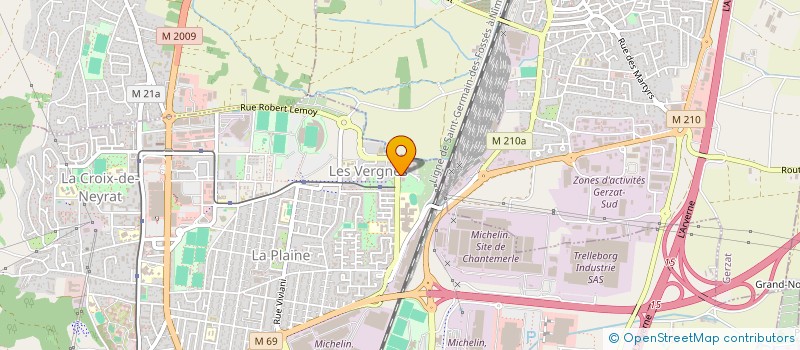 localisation de l'entreprise MONSIEUR MOHAMED CHOUIAR AKABAR  CLERMONT-FERRAND