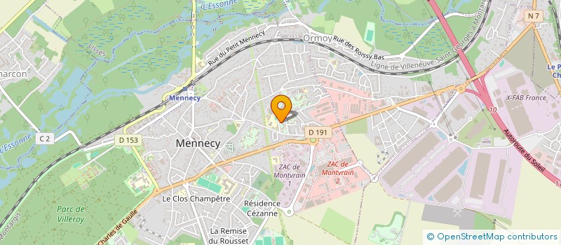 localisation de l'entreprise MONSIEUR MOHAMED CHOUIKHA à MENNECY