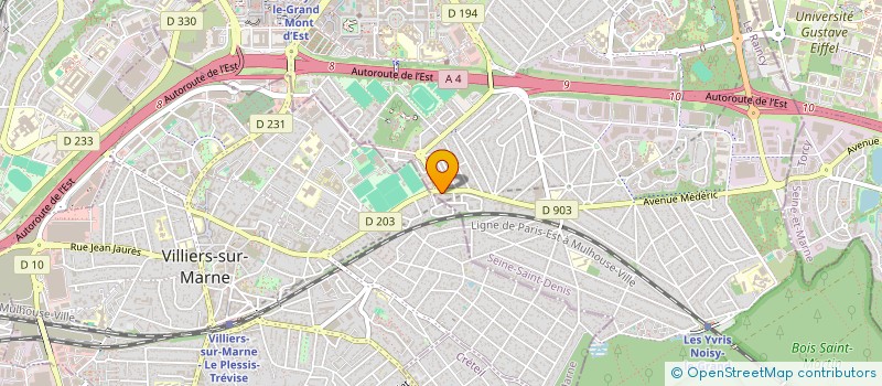 localisation de l'entreprise MONSIEUR MOHAMED CHOUIKHA  NOISY-LE-GRAND