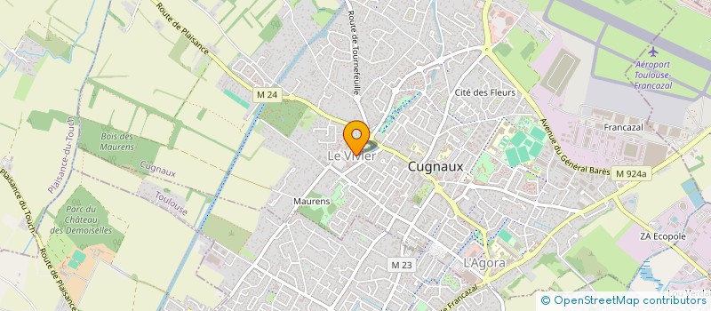 localisation de l'entreprise MONSIEUR MOHAMED CHOUIREF à CUGNAUX
