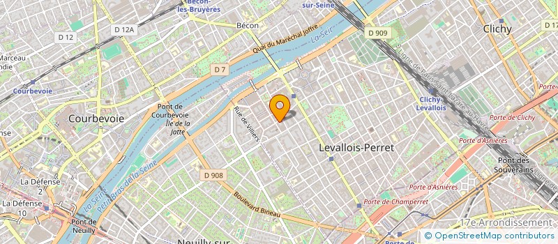 localisation de l'entreprise MONSIEUR MOHAMED CHOUK à LEVALLOIS-PERRET
