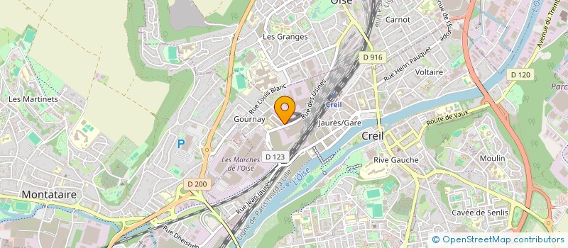 localisation de l'entreprise MONSIEUR MOHAMED CHOUM  CREIL