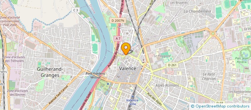 localisation de l'entreprise MONSIEUR MOHAMED CISSE  VALENCE