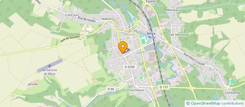 localisation de l'entreprise MONSIEUR MOHAMED CISSE  BALAGNY-SUR-THERAIN