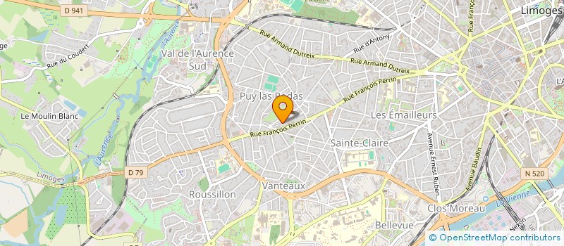localisation de l'entreprise MONSIEUR MOHAMED CONDE à LIMOGES
