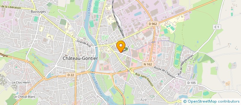 localisation de l'entreprise MONSIEUR MOHAMED CONDE  CHATEAU-GONTIER-SUR-MAYENNE