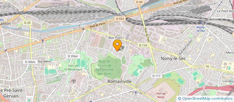 localisation de l'entreprise MONSIEUR MOHAMED COULIBALY  ROMAINVILLE