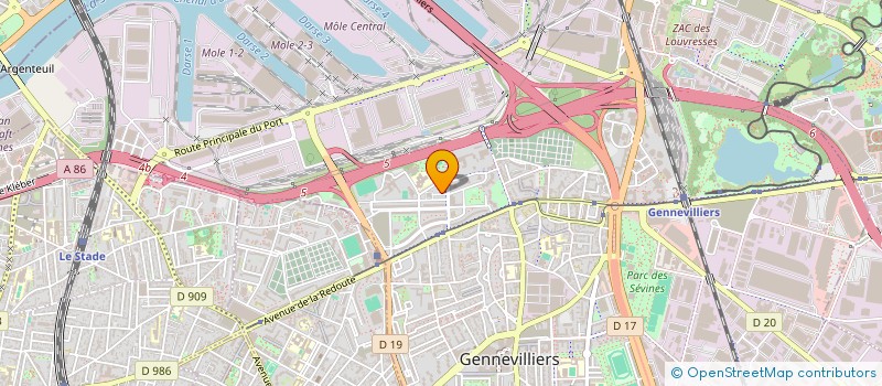 localisation de l'entreprise MONSIEUR MOHAMED DAASSI à GENNEVILLIERS