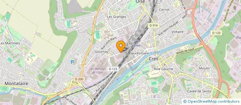 localisation de l'entreprise MONSIEUR MOHAMED DAFAALAH NOUIZ à CREIL